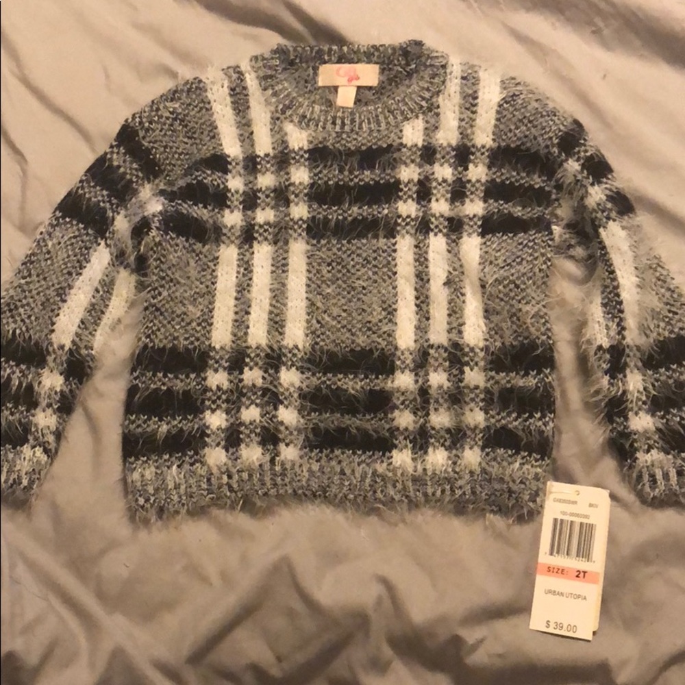 Black and White Soft Sweater